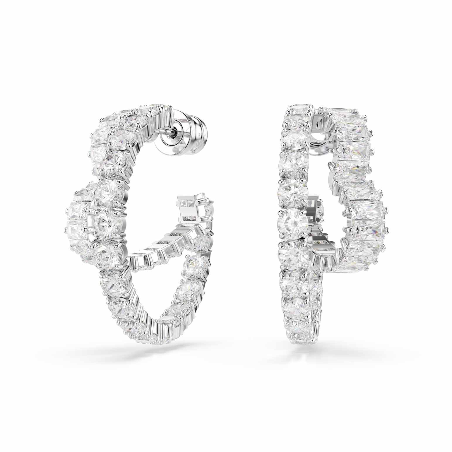 Swarovski Matrix Hoop Earrings